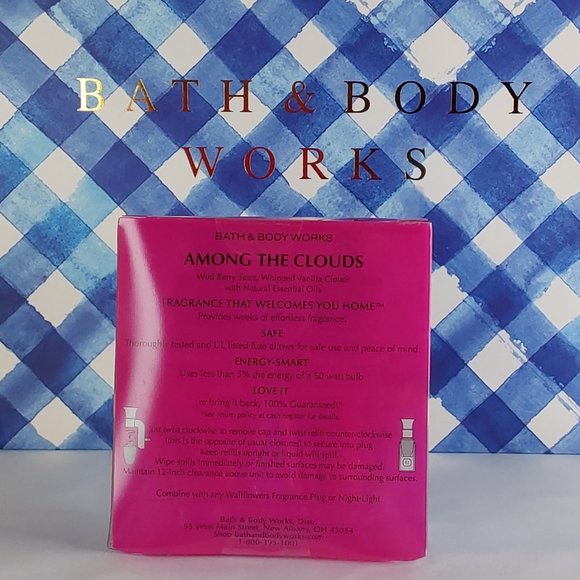 BATH & BODY WORKS WALLFLOWERS PLUG-IN REFILLS 'AMONG THE CLOUDS' 2-PACK - Picture 3 of 16